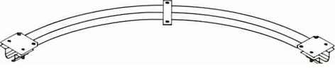16CT3C Curved Track Ceiling