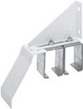  8-2SFB Adjustable Face Wall Mount Double Track Flashing Bracket 