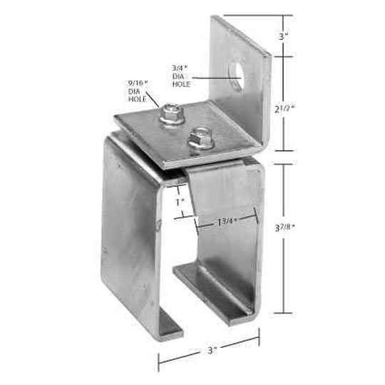 9-4J Heavy Duty Single Splice Bracket