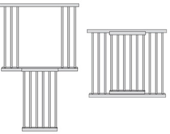 Horse Stall Drop-Down Door Grill (80350)